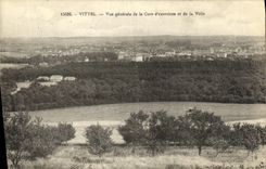 VINTAGE POSTCARD Vittel View of the Cure D Exercises and the City