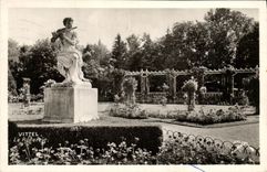 VINTAGE POSTCARD Vittel the Rosery