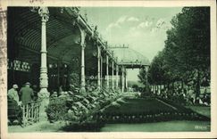 VINTAGE POSTCARD Vittel In the Park sources