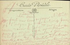 POSTAL Epinal de la VENDIMIA el curso el lavabo