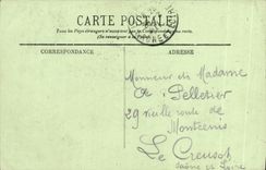 VINTAGE POSTCARD Holy Die Under Wood with the Valve of Pierre