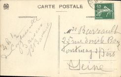 VINTAGE POSTCARD Contrexeville New House And Gallery Of the Columns