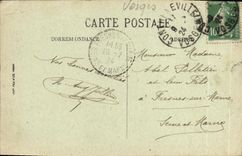 VINTAGE POSTCARD Contrexeville Seen Of the Park an Alley