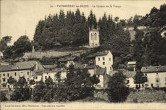 VINTAGE POSTCARD Plombieres Les Bains the Slope of the Virgin