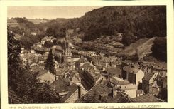 VINTAGE POSTCARD Plombieres Les Bains View Taken Vault St Joseph