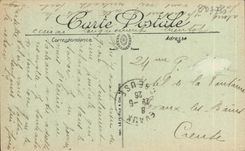 VINTAGE POSTCARD Plombieres Les Bains Interior of L Church