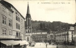 VINTAGE POSTCARD Plombieres the Place of L Church