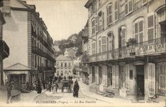 VINTAGE POSTCARD Plombieres the Street Stanislas
