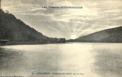 VINTAGE POSTCARD Gerardmer To lay down Sun the Lake