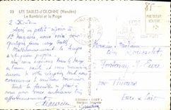 CPSM Sands D Olonne the Embankment and the Beach Volleyball Ball