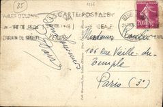 VINTAGE POSTCARD Sands D Olonne Small Sablaise Enfant Folklore Caps