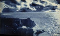 VINTAGE POSTCARD Sands D Olonne Rocks Of St Nicolas