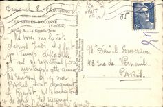 VINTAGE POSTCARD Sands D Olonne the Large Pier