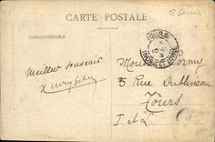 VINTAGE POSTCARD Saint Maixent Rules of Colonel Denfert Rochereau Lion Militaria