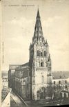 VINTAGE POSTCARD Holy Maixent Parish church