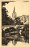 VINTAGE POSTCARD Saint Maixent L School Bridge Of Separates