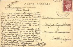 VINTAGE POSTCARD Saint Maixent L School Bridge Of Separates