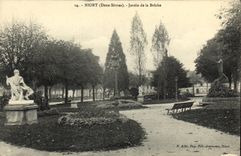 VINTAGE POSTCARD Niort Garden of the Breach
