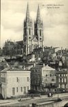 VINTAGE POSTCARD Niort Church St Andre Fabrique Fableur Candle
