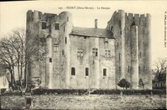 VINTAGE POSTCARD Niort the Keep