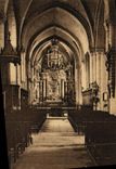 VINTAGE POSTCARD Interior Thouars of L Church Saint Louis