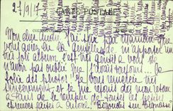 VINTAGE POSTCARD Wood De Cise the Villa Lumen and the Cliff