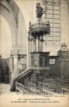 VINTAGE POSTCARD Surroundings of Montdidier Davenescourt Interior of L church