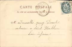 VINTAGE POSTCARD Road of the Valley of the Lily Old Manor house