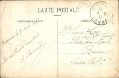 CPA Crecy La Bataille Croix restauree du roi Jean de Boheme tue a la bataille de Crecy 