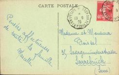 VINTAGE POSTCARD Valley of Those the Lake of the maix