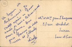 VINTAGE POSTCARD Bernaville L Church