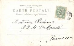 VINTAGE POSTCARD Large Alleys