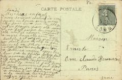 VINTAGE POSTCARD Ault Onival Sunset