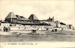 VINTAGE POSTCARD Crotoy the Casino And the Beach