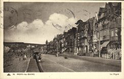 VINTAGE POSTCARD Seas les Bains the Dam