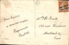 VINTAGE POSTCARD Seas les Bains Seen And Perspective of the Beach