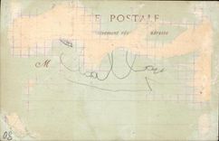 VINTAGE POSTCARD Seas les Bains the Beach and Casino