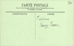 VINTAGE POSTCARD Seas les Bains the Walk of the Beach