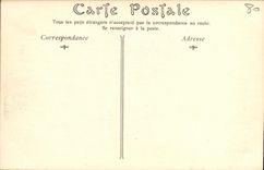 VINTAGE POSTCARD Mers les Bains the Beach has Low tide