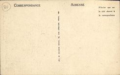 VINTAGE POSTCARD French Brighton Cayeux In the Drill of Fir trees