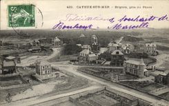 VINTAGE POSTCARD Cayeux On Sea Brigton Taken of the Lighthouse