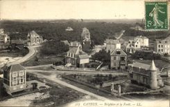 VINTAGE POSTCARD Cayeux Brigton and the Drill