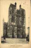 VINTAGE POSTCARD Abbeville the Cathedral
