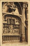 VINTAGE POSTCARD Abbeville Church St Vulfran Retable of the 16th Century