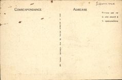 VINTAGE POSTCARD Museum of Amiens Detail of the Tank