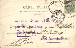 Bulevares Beffort la Alsacia Lorena Beauville de Amiens de la POSTAL de la VENDIMIA