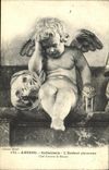 VINTAGE POSTCARD Amiens Cathedral L Whining Child