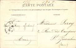 VINTAGE POSTCARD Amiens Hotel of the Prefecture