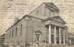 VINTAGE POSTCARD Amiens Church Jacques Saint