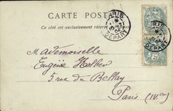 VINTAGE POSTCARD Cathedral D Amiens Translation of the Remainders of Low Firmin Saint relief